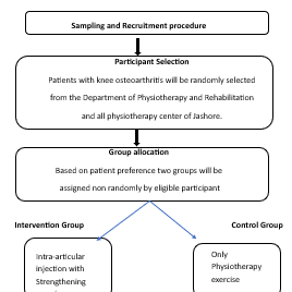 Intra-articular Injection with Strengthening Exercise and Physiotherapy for Knee Osteoarthritis