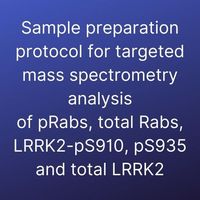 Sample preparation protocol for targeted mass spectrometry analysis of ...